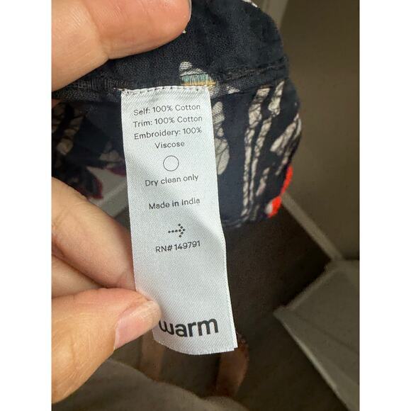 NWT Warm NY RTW Spring 2018 Printed Bohemian Midi Dress Size P/S - Picture 10 of 10